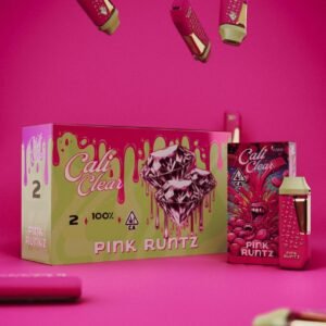 pink runtz cali clear disposable