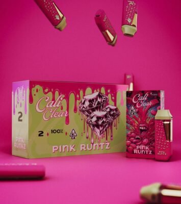 pink runtz cali clear disposable